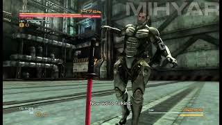 Raiden vs Jetstream Sam in MG Ray arena  Metal Gear Rising [upl. by Araes166]