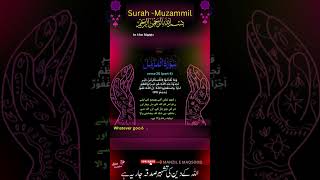 Surah AlMuzzammil The Enshrouded One verse 20 4 With Urdu English translation 73 سورۃ المزمل [upl. by Natsrik]