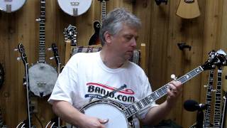 Banjocom video demo of a new Stelling Swallowtail 5 String Banjo [upl. by Granoff428]