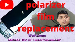 polarizer film replacement  mobile display Film change [upl. by Halet371]