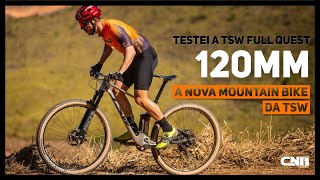 Testei a Mountain Bike TSW Full Quest 120mm  Café na Trilha [upl. by Pepin]