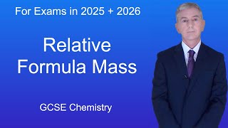 GCSE Chemistry Revision quotRelative Formula Massquot [upl. by Noorah]