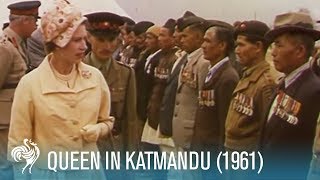 Queen Elizabeth II on a Tiger Shoot in Katmandu 1961  British Pathé [upl. by Piero]