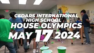 Cedars International High School House Olympics Energy In 14 Seconds [upl. by Nwahsit]