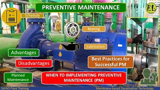 Best Practices for Successful Preventive Maintenance  What is PM  When to implementing PM [upl. by Aikram]