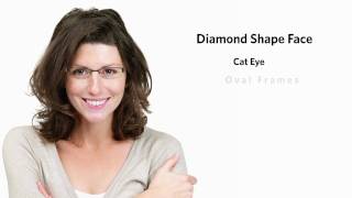 Best Womens Frames for a Diamond Face Shape [upl. by Ynatil]