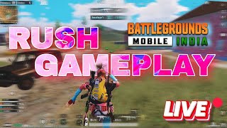 🔴 Aab Sirf Rush Gameplay  BGMI rush gameplay  Bgmi bgmilive [upl. by Carlotta173]