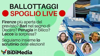 Ballottaggi Comunali 24 LO SPOGLIO LIVE [upl. by Flynn]