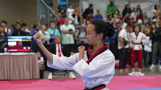 2023 USA Taekwondo Nationals Individual Poomsae [upl. by Kerin]