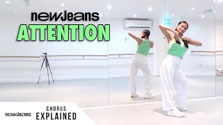 NewJeans 뉴진스  Attention  Dance Tutorial  EXPLANATION Chorus 1  2 [upl. by Demaggio]