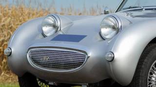 1959 Austin Healey Sprite Mk I frog eye HD photo video with stereo engine sounds [upl. by Ainaznat]