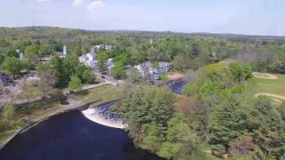 Drone Video of South Natick Falls  Natick MA [upl. by Apilef]