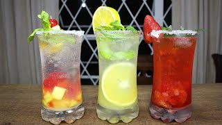 Tres bebidas refrescantes  micheladas de soda 🍸🍹🍷 [upl. by Violette]