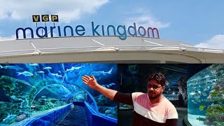 VGP Marine Kingdom Chennai II Underwater Tunnel Aquarium jackwesvlogs [upl. by Nere167]