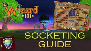 Wizard101 Socketing Guide 2024 [upl. by Aivartal]