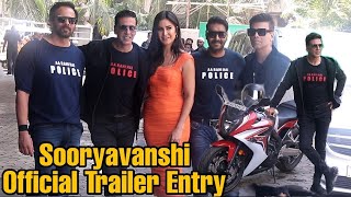 Sooryavanshi Official Trailer Launch Grand Entry  Akshay Katrina Ajay Devgn [upl. by Rawdon]