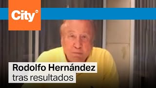 Declaraciones de Rodolfo Hernández tras los resultados de la primera vuelta  CityTv [upl. by Welker]