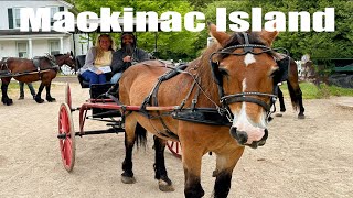 Explore Mackinac Island by HorseDrawn Carriage 🐴 [upl. by Ahcmis]