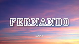 FERNANDO  ABBA  Lyrics [upl. by Ayrad]