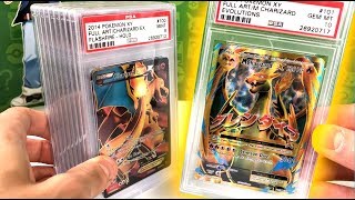 OPENING MYSTERY BOX WITH RARE GRADED POKEMON CARDS [upl. by Annawat]