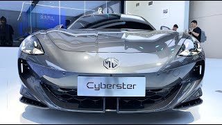 The New 2024 SAIC MG Cyberster EV Walkaround—2023 Chengdu Motor Show [upl. by Acherman]