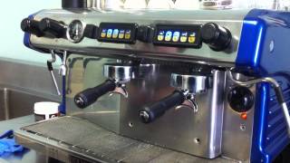 How to backflush an Expobar Espresso Machine by mahalia coffee [upl. by Eiznik]