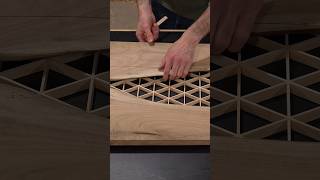 Kumiko River Table Full video out now kumiko woodworking [upl. by Ause]