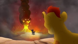 Lion Guard KION SEES SCAR  Divide and Conquer HD Clip [upl. by Ylicec]