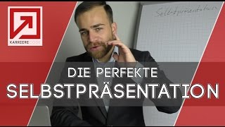 Vorstellungsgespräch  die perfekte Selbstpräsentation mit Beispiel [upl. by Hamal]