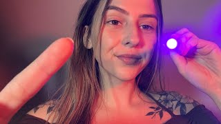 ASMR Relaxing Eye Exam 🦥 peripheral vision lights slo￼w pace soft spoken [upl. by Klemm]