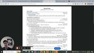 Crafting Your CVResume for Success 💼 [upl. by Dnomde209]