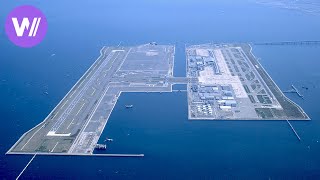 Kansai International Airport the worlds first airport built on the sea  Flights of Fancy 1 [upl. by Atauqal]