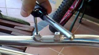 Instructional Tapping of magura brake mountsmp4 [upl. by Hosfmann296]