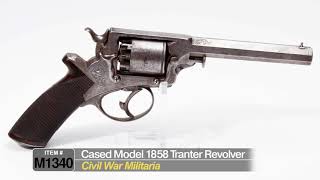 The Civil War Collection– Cased Tranter Double Action Revolver [upl. by Aihsined]