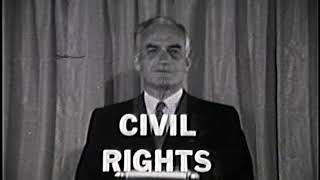 Barry M Goldwater Republican 1964 Campaign Ad quotUpside Down  Civil Rightsquot [upl. by Cristiona226]