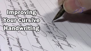 Improving Your Cursive Handwriting [upl. by Nilahs]