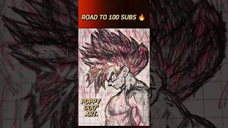 GOKU 🔥 goku dragonball anime drawing art manga dragonballz legend akiratoriyama [upl. by Nhepets931]