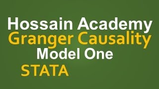 Granger Causality Test Model One STATA [upl. by Ahsoyek]