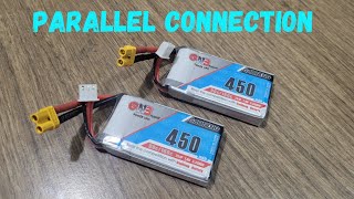 How to connect two lipo battery in parallel correctly and safely [upl. by Llevram]