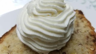 Cómo hacer Crema Chantilly Whipping Cream [upl. by Hippel]