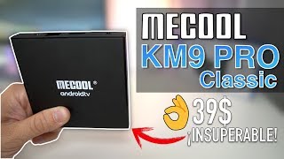 Mecool KM9 Pro Classic una TVBox con AndroidTV INSUPERABLE por su precio [upl. by Marchese]