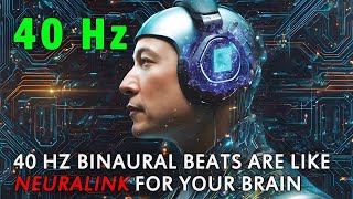 Power BOOST For Your Brain 🧠 Gamma 40 Hz Binaural Beats For Genius Thoughts [upl. by Ynneb]