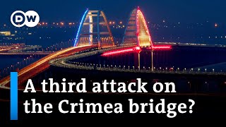 Reports suggest Ukraine is preparing for another strike against the Kerch Bridge  DW News [upl. by Horatio]