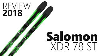 Salomon XDR 78 ST 2018 Ski Review  We Test We Know [upl. by Liam]