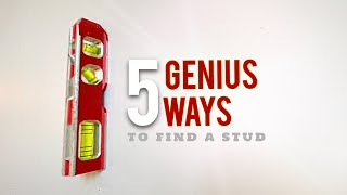 5 genius ways to find studs in a wall without a stud finder [upl. by Adnahsed]