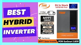 PowMr 5KW 6KW Hybrid Solar Inverter [upl. by Elledoj]