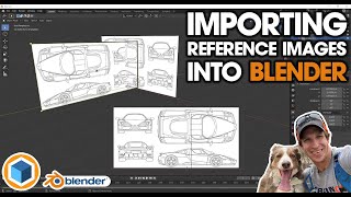 Inserting a REFERENCE PHOTO in Blender [upl. by Nnayd]