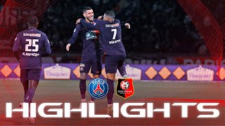 THROUGH TO THE FINAL 🏆🔴🔵  HIGHLIGHTS  PSG 10 RENNES ⚽️ COUPE DE FRANCE PSGSRFC [upl. by Scarlett]