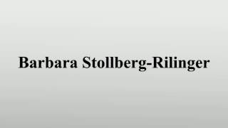 Barbara StollbergRilinger [upl. by Omoj911]