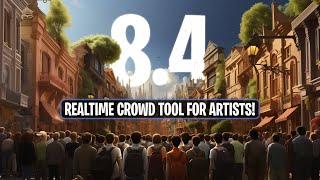 iClone 84  Cinematic Crowd Tool For Realtime Animation [upl. by Ahsikar481]